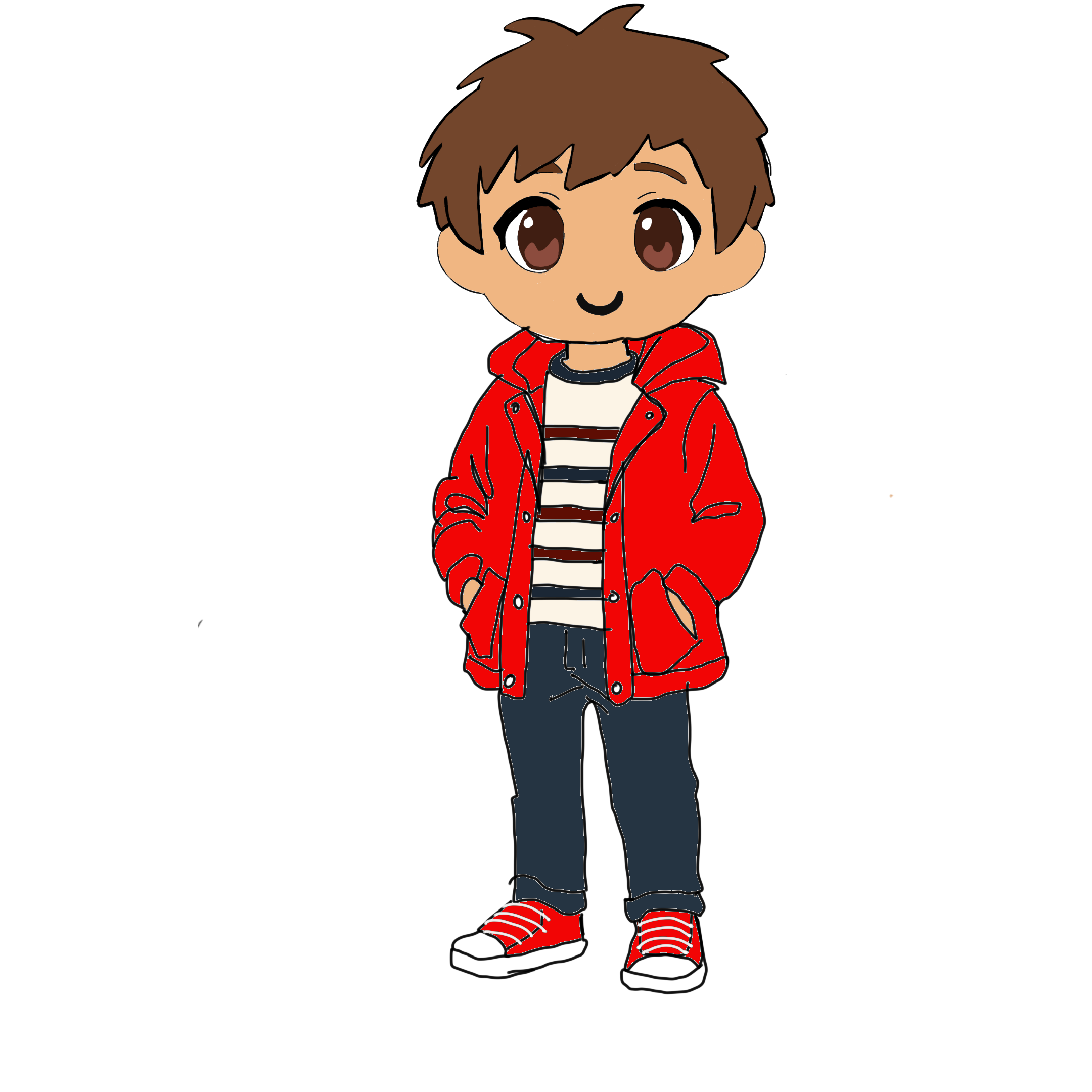 Milo in weekend clothes