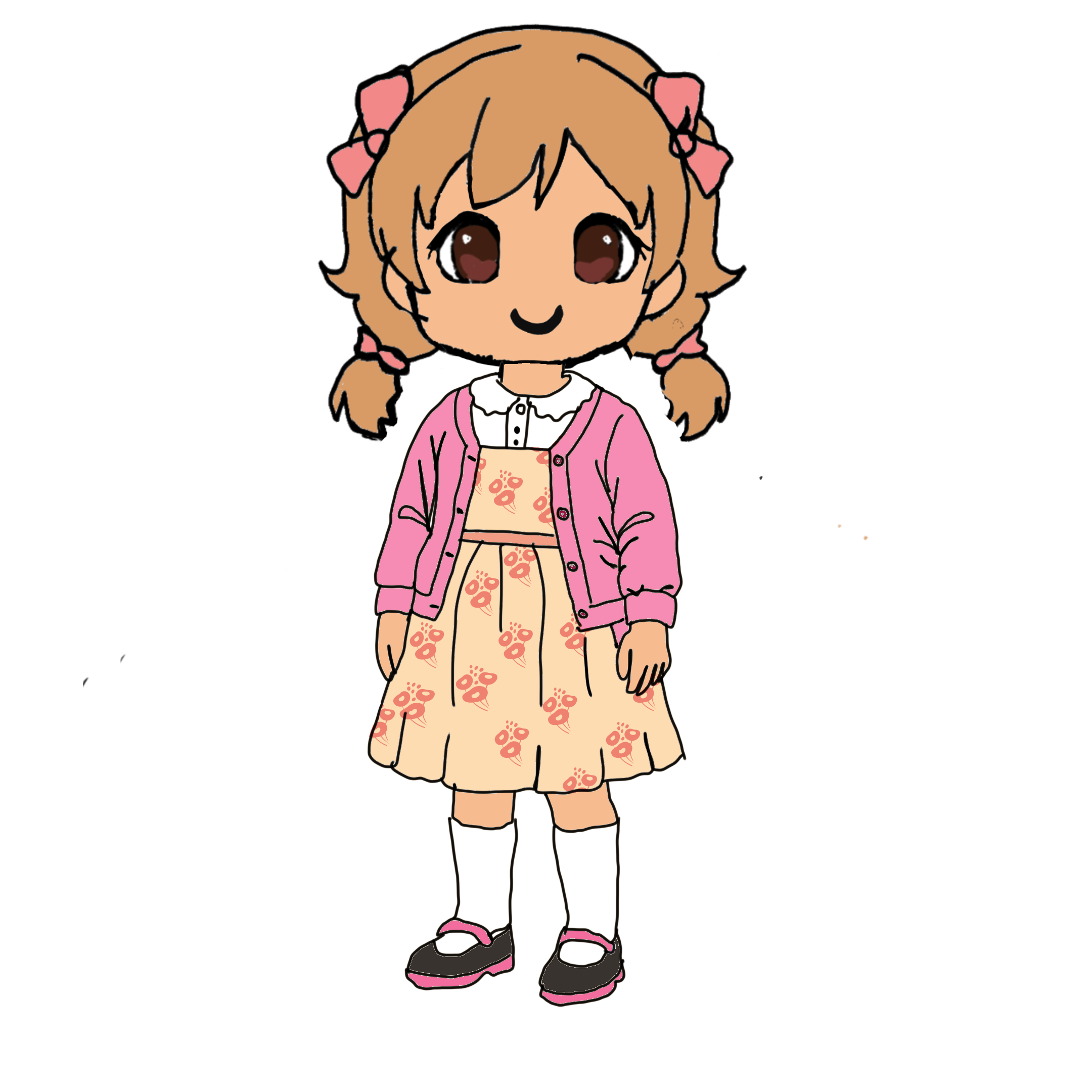 Poppy in traditional clothes