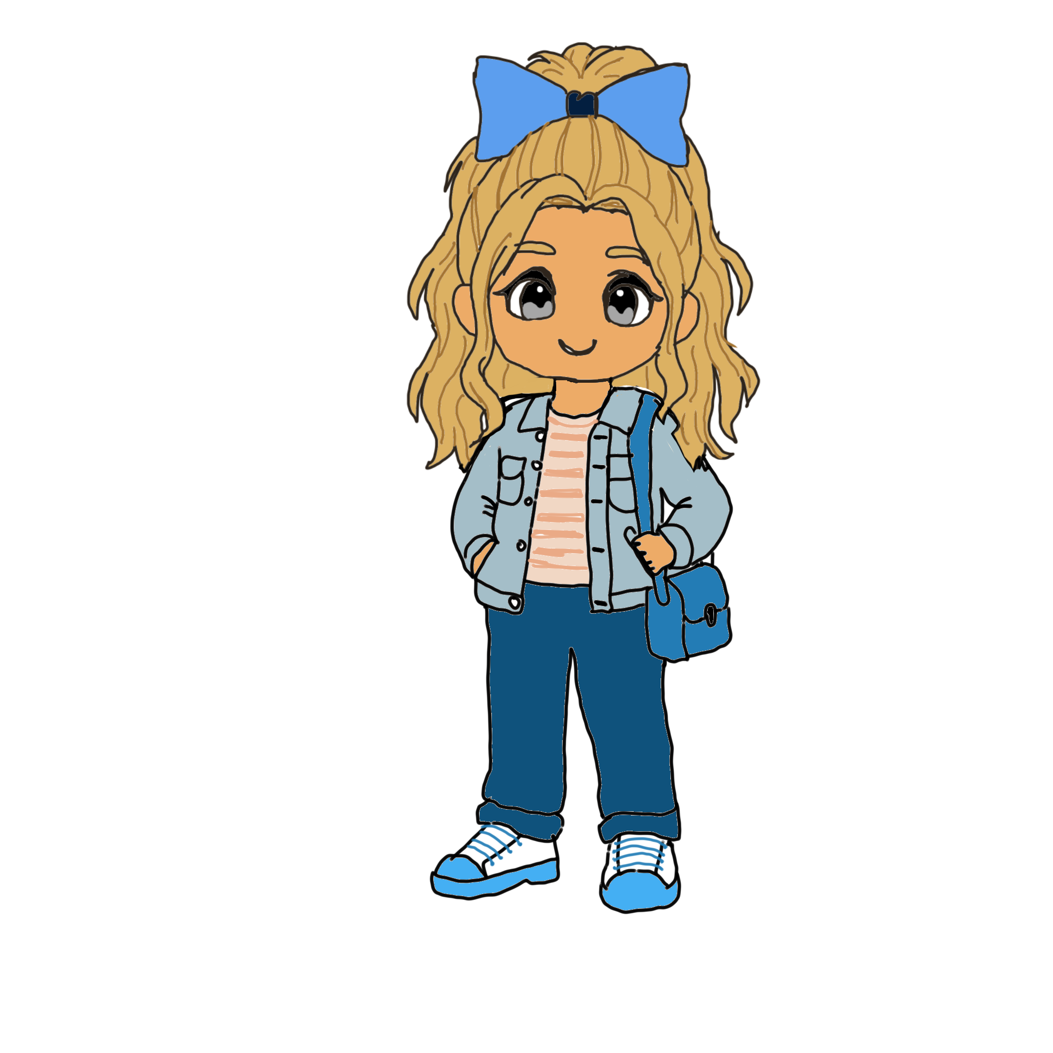 Sofia in weekend clothes